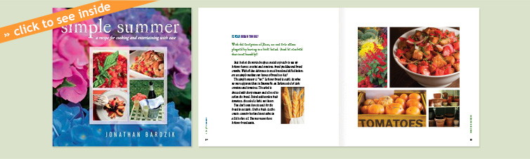 cover and inside pages of Jonathan Bardzik: Simple Summer