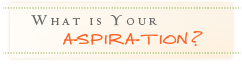 What is your aspiration?